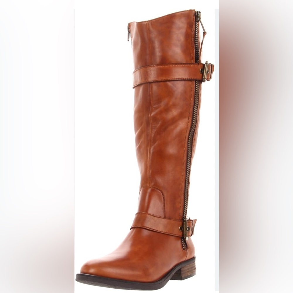 Steve Madden cognac riding boots